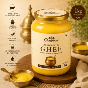 Pure A2 Buffalo Ghee (1KG)